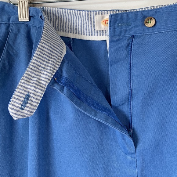 Talbots Vintage Women’s Plus Size 16 Cotton Blend Side Stretch Blue Pencil Skirt - Picture 12 of 15